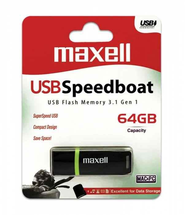 MEMORIE USB 64GB SPEEDBOAT USB 3.1 MAXELL [1]