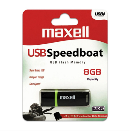 MEMORIE USB 8GB SPEEDBOAT USB 2.0 MAXELL [1]