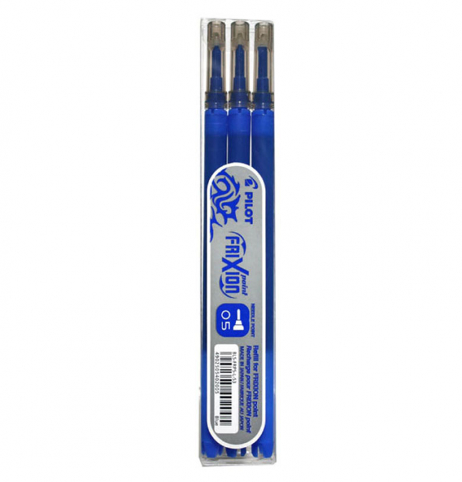 MINA ROLLER 0.5 MM BLEU POINT 3/SET FRIXION PILOT [1]