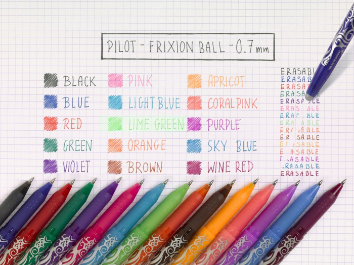 MINA ROLLER 0.7MM ALBASTRA 3/SET FRIXION PILOT [4]