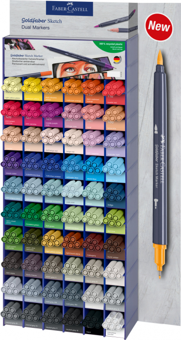MODUL ACRILIC 300 BUC SKETCH MARKER 2 CAPETE GOLDFABER FABER-CASTELL [1]