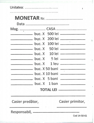 Monetar autocopiativ A6, 2 ex.(2 x 50 seturi) [1]