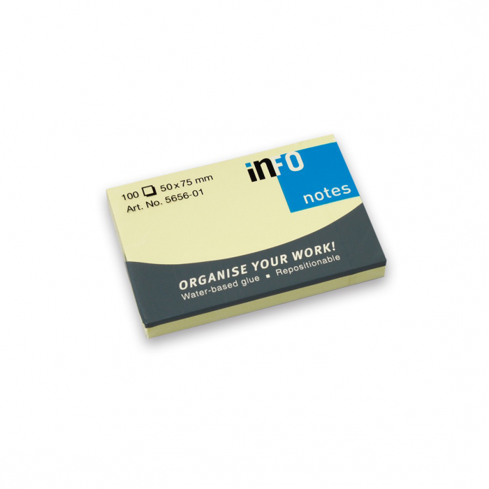 NOTES ADEZIV 50*75MM GALBEN PAL 100 FILE INFO NOTES [1]