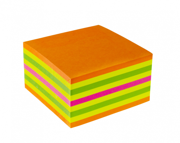 NOTES ADEZIV 75*75MM NEON MIXT SUMMER 450 FILE KORES [2]