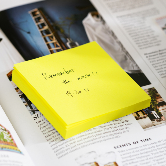 NOTES ADEZIV 76*76MM 100 FILE NEON DELI [5]