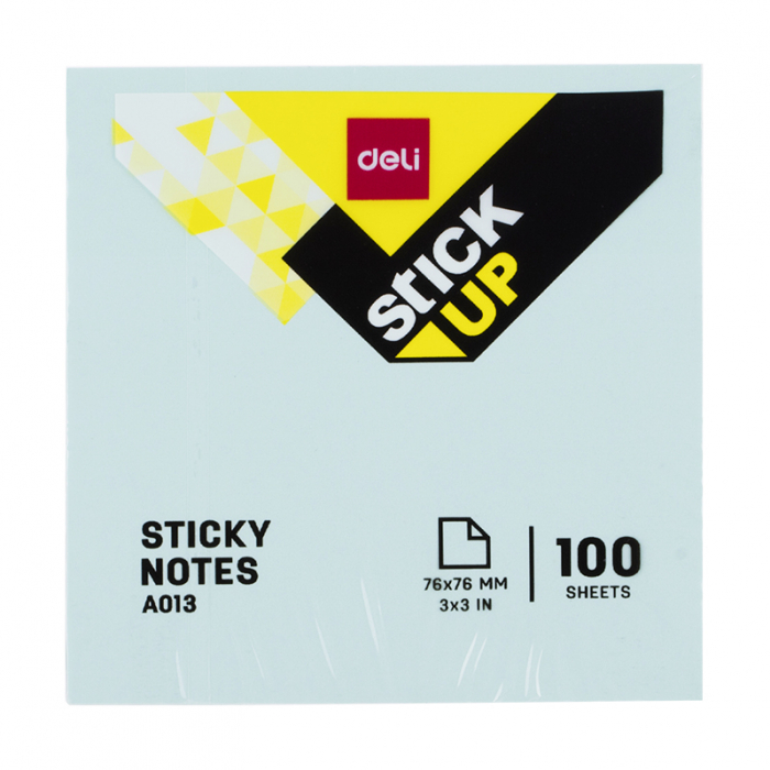 NOTES ADEZIV 76*76MM DIV. CULORI PASTEL DELI [3]