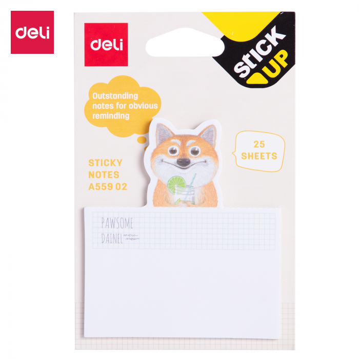 NOTES ADEZIV PISICI/CATEI 75*84MM 25 FILE DELI [3]