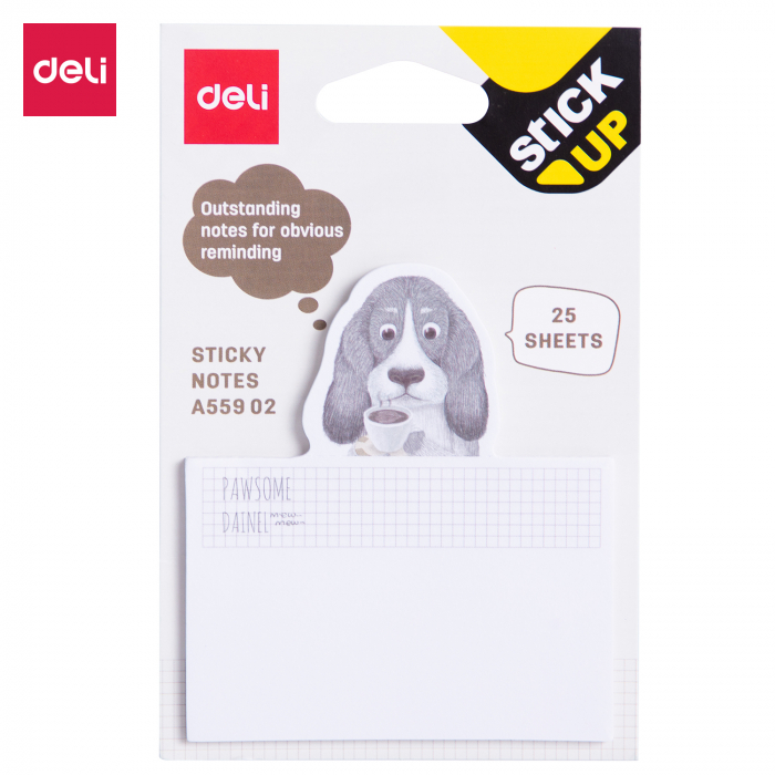 NOTES ADEZIV PISICI/CATEI 75*84MM 25 FILE DELI [4]