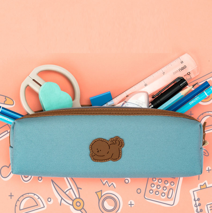 PENAR ETUI TUBULAR CULORI ASORTATE CUTE DOG DELI [2]