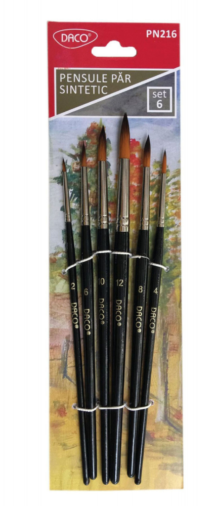PENSULE SET 6 PAR SINTETIC ROTUND DACO PN216 [1]