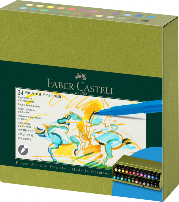 PITT ARTIST PEN CUTIE STUDIO 24 BUC 2024 FABER-CASTELL [1]