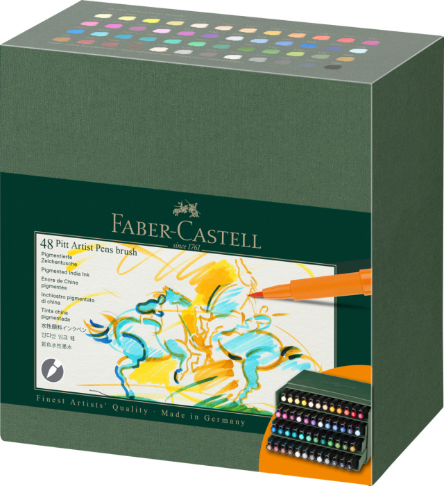PITT ARTIST PEN CUTIE STUDIO 48 BUC 2024 FABER-CASTELL [1]