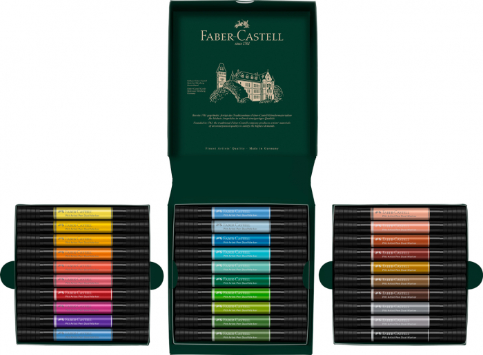 PITT ARTIST PEN DUAL MARKER SET 30 BUCATI FABER-CASTELL [3]
