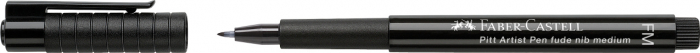 PITT ARTIST PEN FUDE FM NEGRU FABER-CASTELL [2]