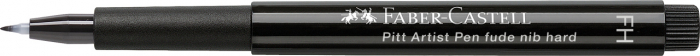 PITT ARTIST PEN FUDE HARD FH NEGRU FABER-CASTELL [3]
