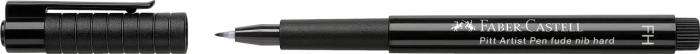 PITT ARTIST PEN FUDE HARD FH NEGRU FABER-CASTELL [2]