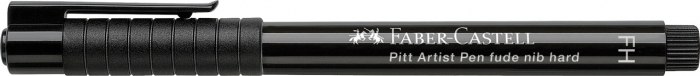 PITT ARTIST PEN FUDE HARD FH NEGRU FABER-CASTELL [4]