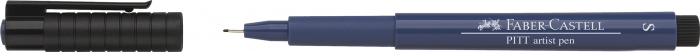 PITT ARTIST PEN S ALBASTRU INDIAN FABER-CASTELL [2]
