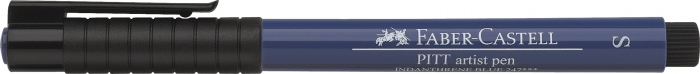 PITT ARTIST PEN S ALBASTRU INDIAN FABER-CASTELL [4]