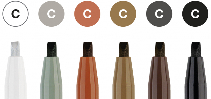 PITT ARTIST PEN SET CALIGRAFIC 6 BUC FABER-CASTELL [2]
