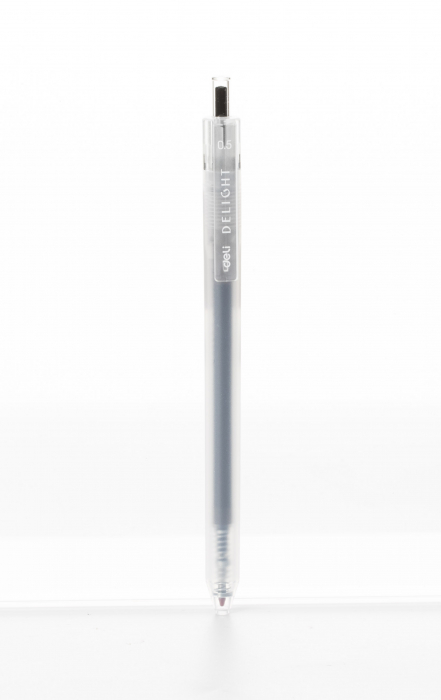 PIX CU GEL CU MECANISM 0.5MM NEGRU DELIGHT DELI [1]