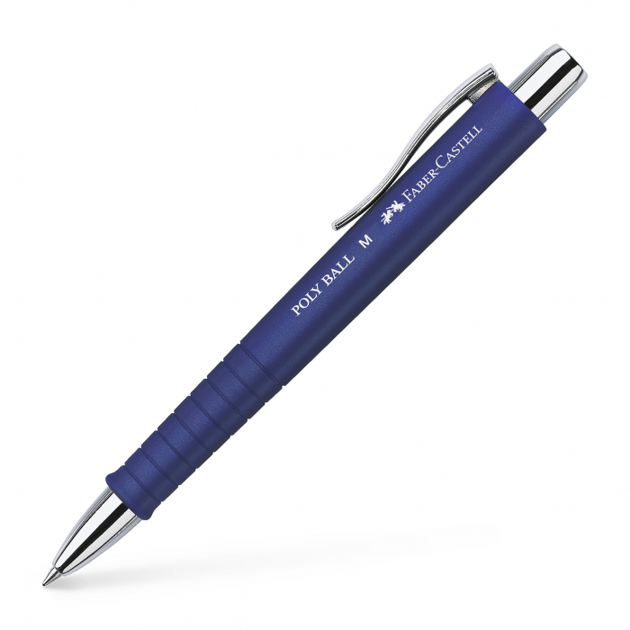 PIX CU MECANISM SI GRIP ALBASTRU POLY BALL FABER-CASTELL [1]