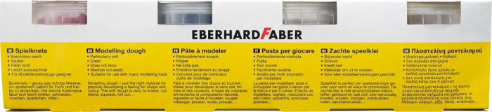 PLASTILINA MODELAJ 4CULORI BASIC X 140G EBERHARD FABER [4]