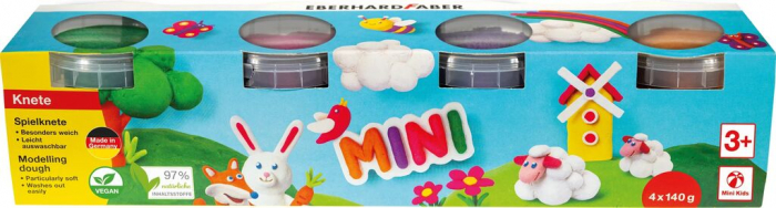 PLASTILINA MODELAJ 4CULORI SPECIALE X 140G EBERHARD FABER [1]