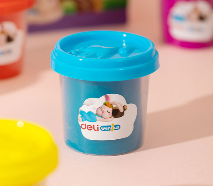 PLASTILINA MODELAJ 6 CULORI X 100G DELI [2]