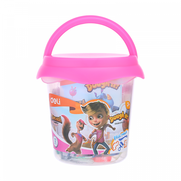 PLASTILINA SOFT GALETUSA 12 CULORI 160G DELI [1]