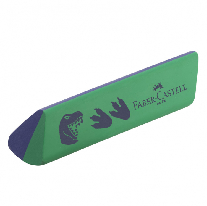 RADIERA CREION DUST FREE DINOZAURI FABER-CASTELL [1]
