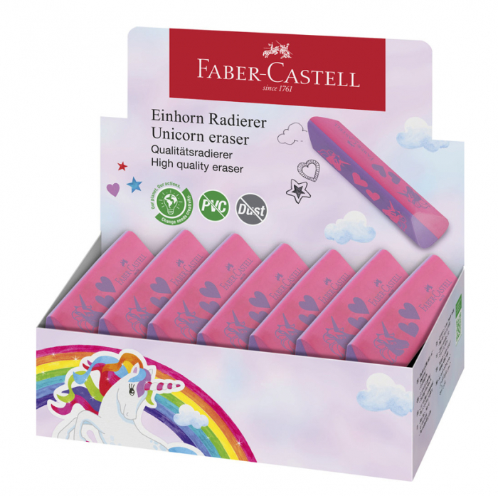 RADIERA CREION DUST FREE UNICORNI FABER-CASTELL [2]