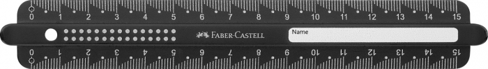 RIGLA 15CM DOTS FABER-CASTELL [4]