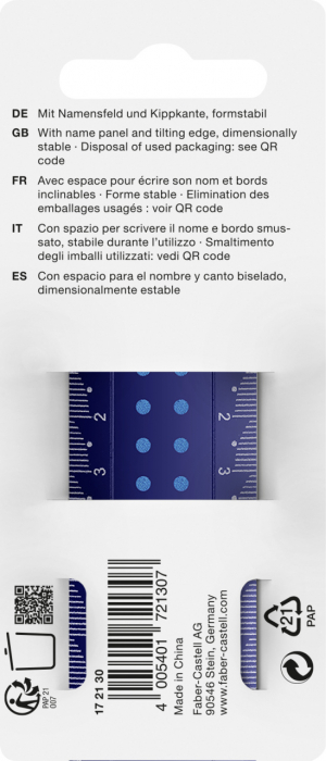 RIGLA 30CM DOTS FABER-CASTELL [5]