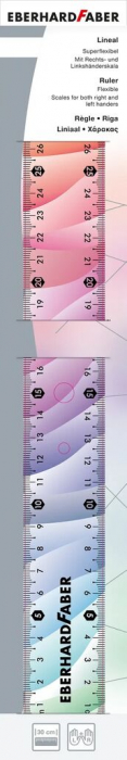 RIGLA 30CM FLEXIBILA RAINBOW EBERHARD FABER [1]