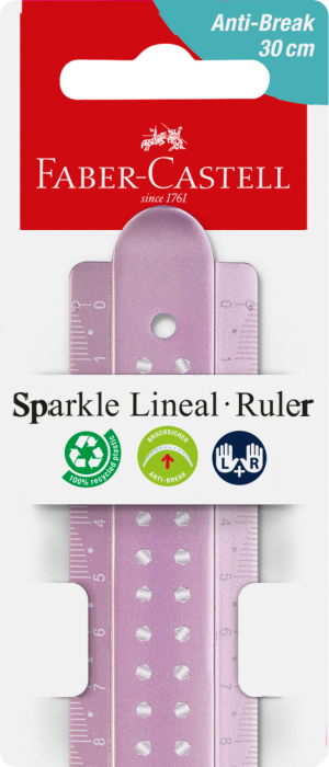 RIGLA 30CM SPARKLE FABER-CASTELL [3]