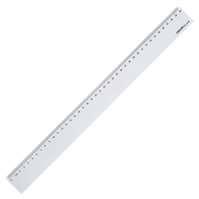 RIGLA 40CM TRANSPARENTA DELI [1]
