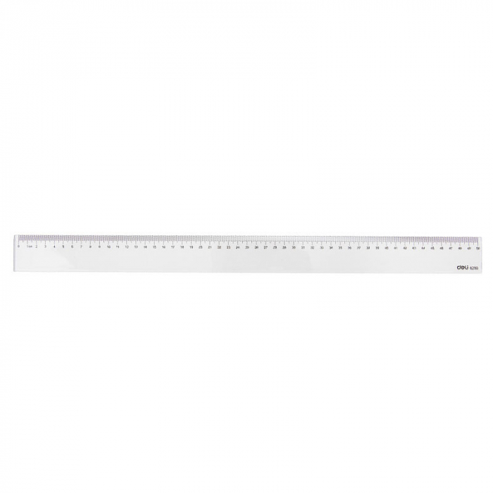 RIGLA 50CM TRANSPARENTA DELI [1]