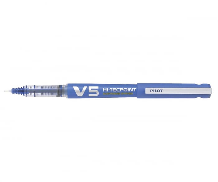 ROLLER 0.5MM V5 ALBASTRU HI-TECPOINT PILOT [1]