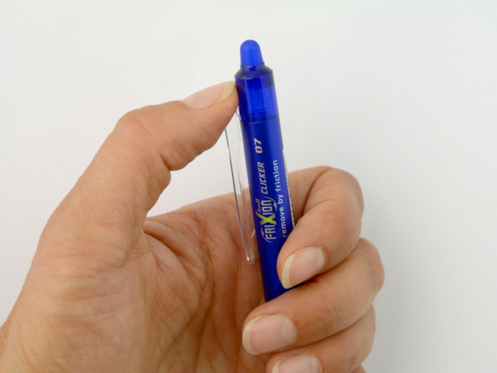 ROLLER 0.7MM ALBASTRU CLICKER FRIXION PILOT [5]