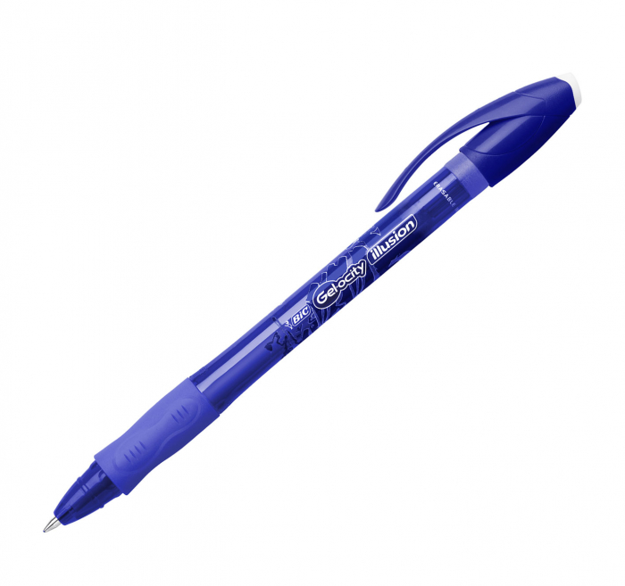 ROLLER 0.7MM ALBASTRU GEL-OCITY ILLUSION BIC [2]