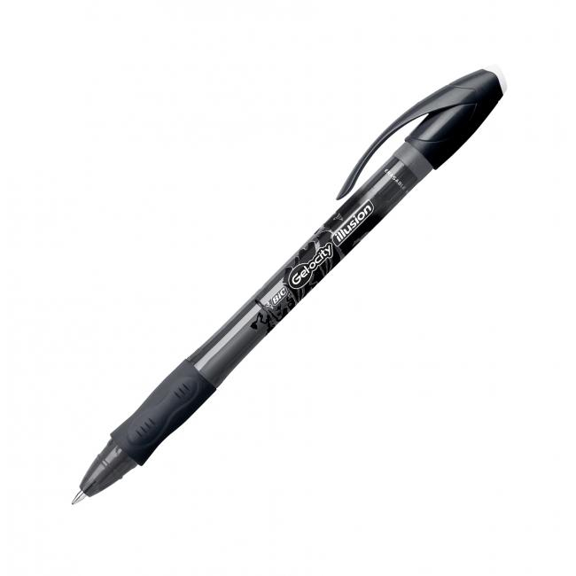 ROLLER 0.7MM NEGRU GEL-OCITY ILLUSION BIC [2]