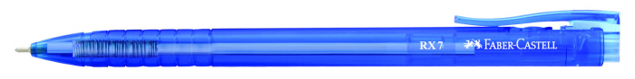 ROLLER 0.7MM SEMI-GEL CU MECANISM ALBASTRU RX7 FABER-CASTELL [2]