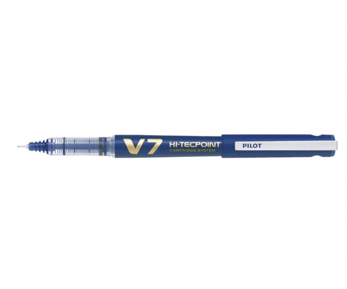 ROLLER 0.7MM V7 ALBASTRU HI-TECPOINT PILOT [1]