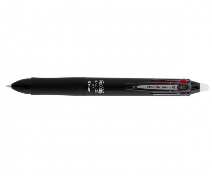 ROLLER CU MECANISM 4 CULORI 0.5MM NEGRU FRIXION PILOT [1]