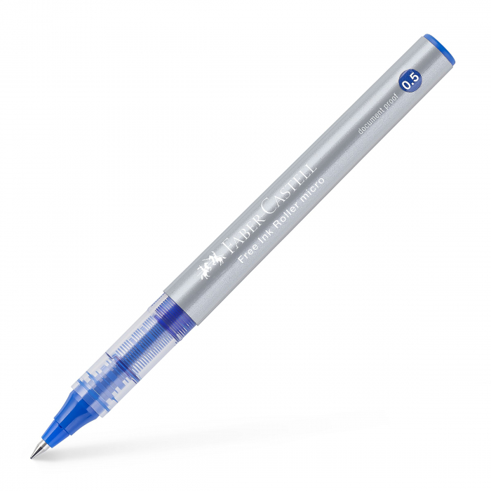 ROLLER FREE INK 0.5MM ALBASTRU FABER-CASTELL [1]