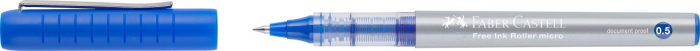 ROLLER FREE INK 0.5MM ALBASTRU FABER-CASTELL [2]