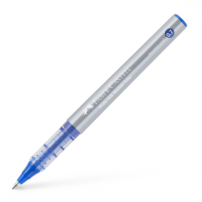 ROLLER FREE INK 0.7MM ALBASTRU FABER-CASTELL [1]