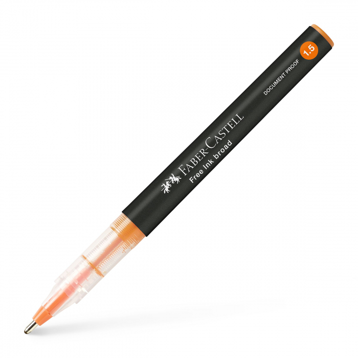 ROLLER FREE INK 1.5MM PORTOCALIU FABER-CASTELL [1]
