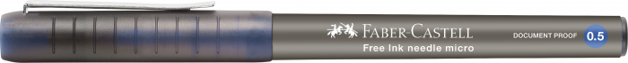 ROLLER FREE INK NEEDLE 0.5MM ALBASTRU FABER-CASTELL [4]